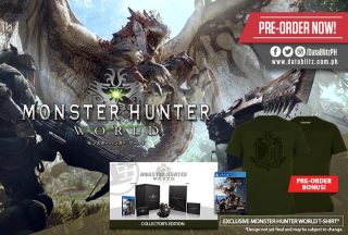 Monster Hunter World Standard & Collector's Edition available for pre-ordering at DataBlitz