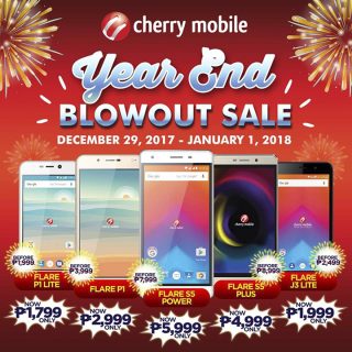 Cherry Mobile Year End Blowout Sale: get as much as Php4k discount on one of their smartphones