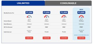 One SKY fiber-powered broadband offers 100Mbps for Php3,899