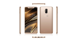 Doogee V with in-display fingerprint scanner and iPhone X like notch officially unveiled