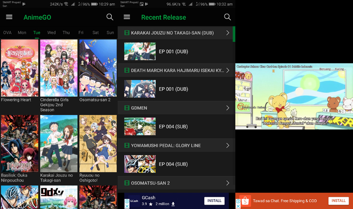 Top 5 Anime streaming applications for android » YugaTech