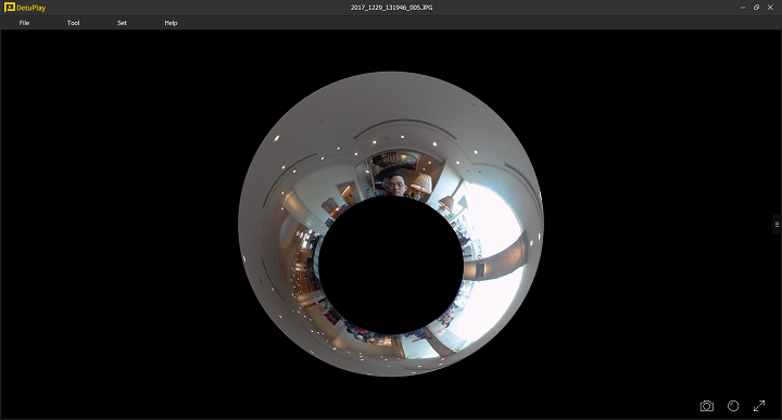 Detu Play Screenshot • Detu Sphere S 360° Camera Quick Review