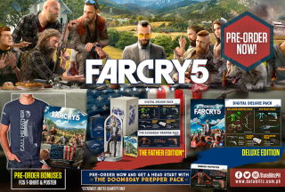 Far Cry 5 Standard, Deluxe, and Father Edition now up for pre-order at DataBlitz