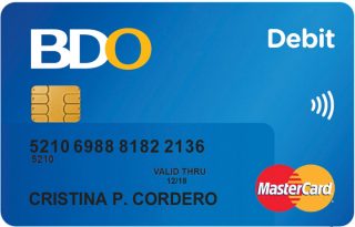 BDO stops accepting non-EMV chip Debit Cards