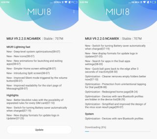 Xiaomi Mi 6 gets MIUI 9.2.2 Update