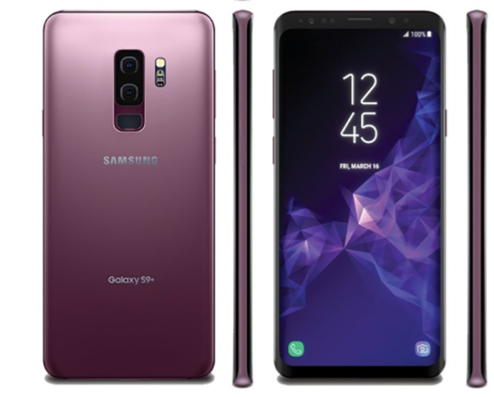 Samsung S9 1 • Press Renders Of The Samsung Galaxy S9 And S9+ In Lilac Purple Leaked Online