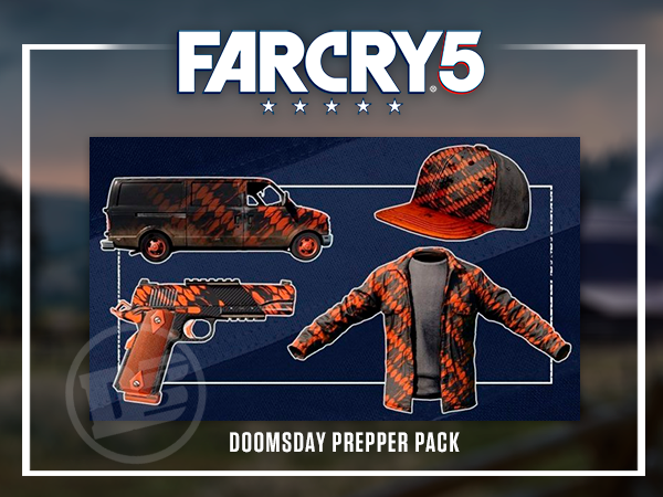 Far Cry 5 Sony PlayStation 4 PS4 Game + Doomsday Prepper Pack