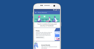 Facebook rolls out new privacy shortcuts