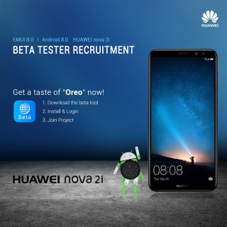 Beta version of Android Oreo for Huawei Nova 2i now available for download