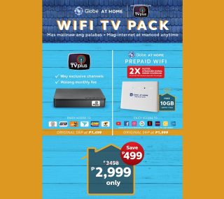Globe outs WiFi TV Pack