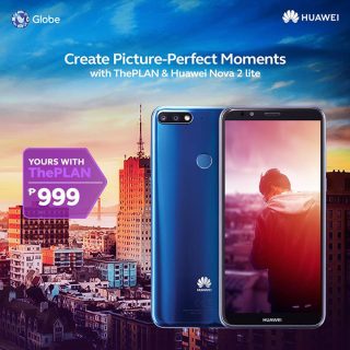 Get the Huawei Nova 2 Lite for free at Globe Plan 999