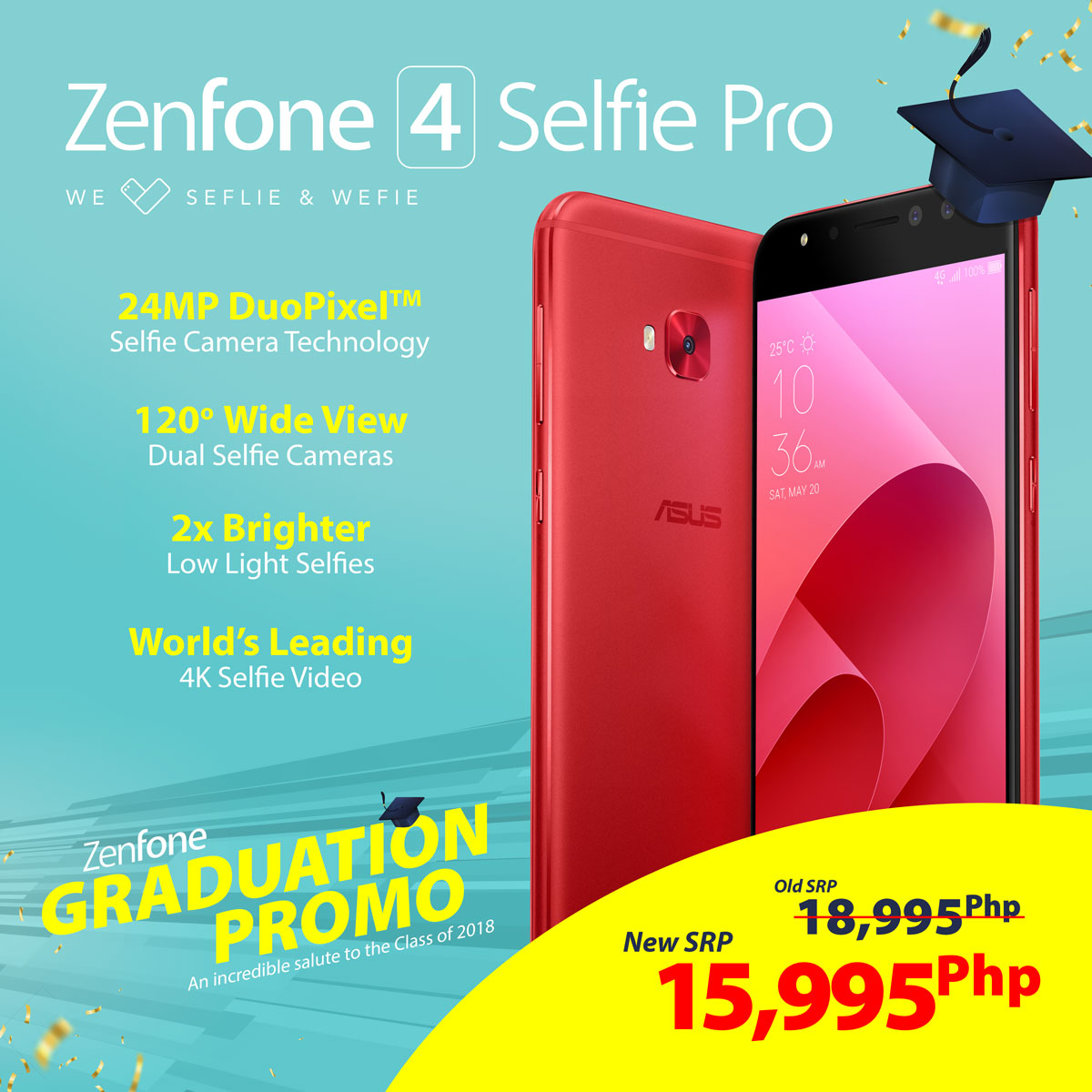 Zf4Selfiepro • Asus Launches Zenfone Graduation Promo