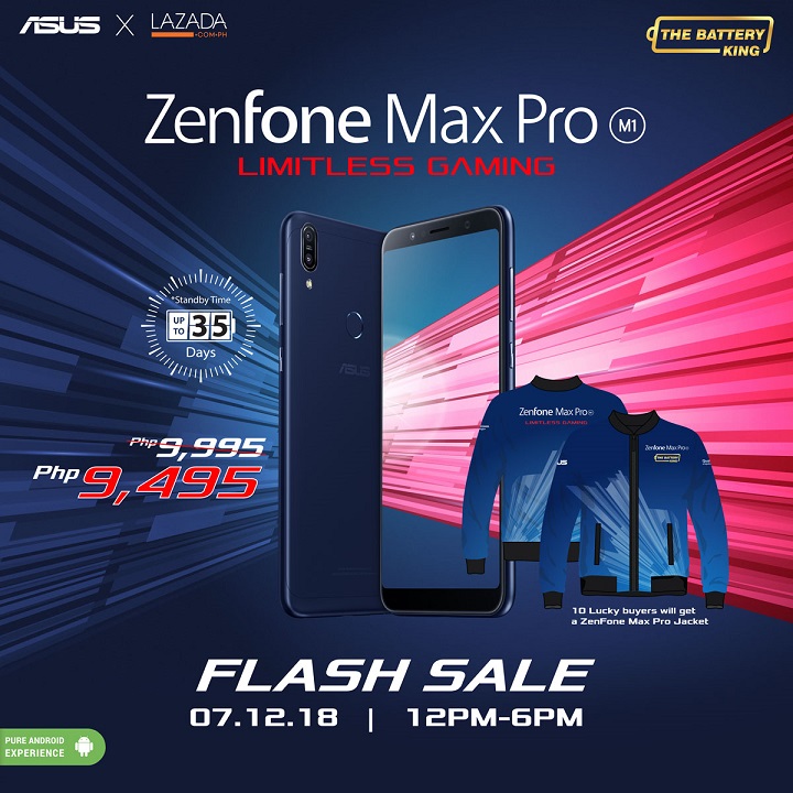 Zenfone Max Pro Flash Sale • Asus And Lazada To Celebrate Asus Day On July 12Th, Holds Flash Sale
