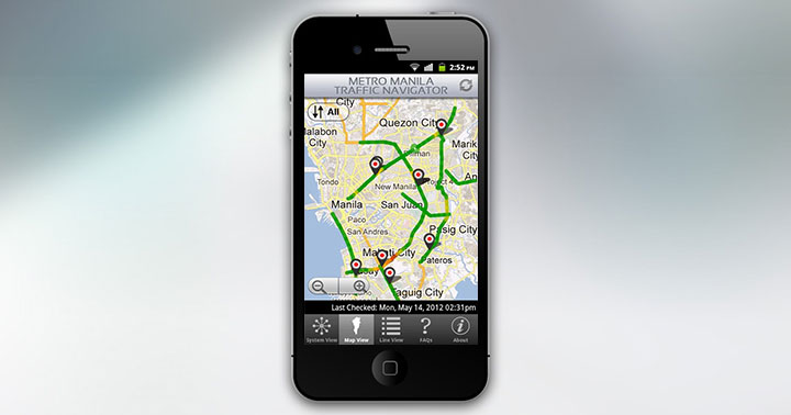 mmda old tnav app 2014 • MMDA to create new mobile traffic app