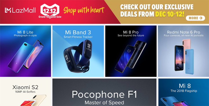 Xiaomi Lazada Shop • Celebrate Christmas With Mi: Xiaomi Gives Back To Filipino Fans With Awesome Deals From Dec. 10-12