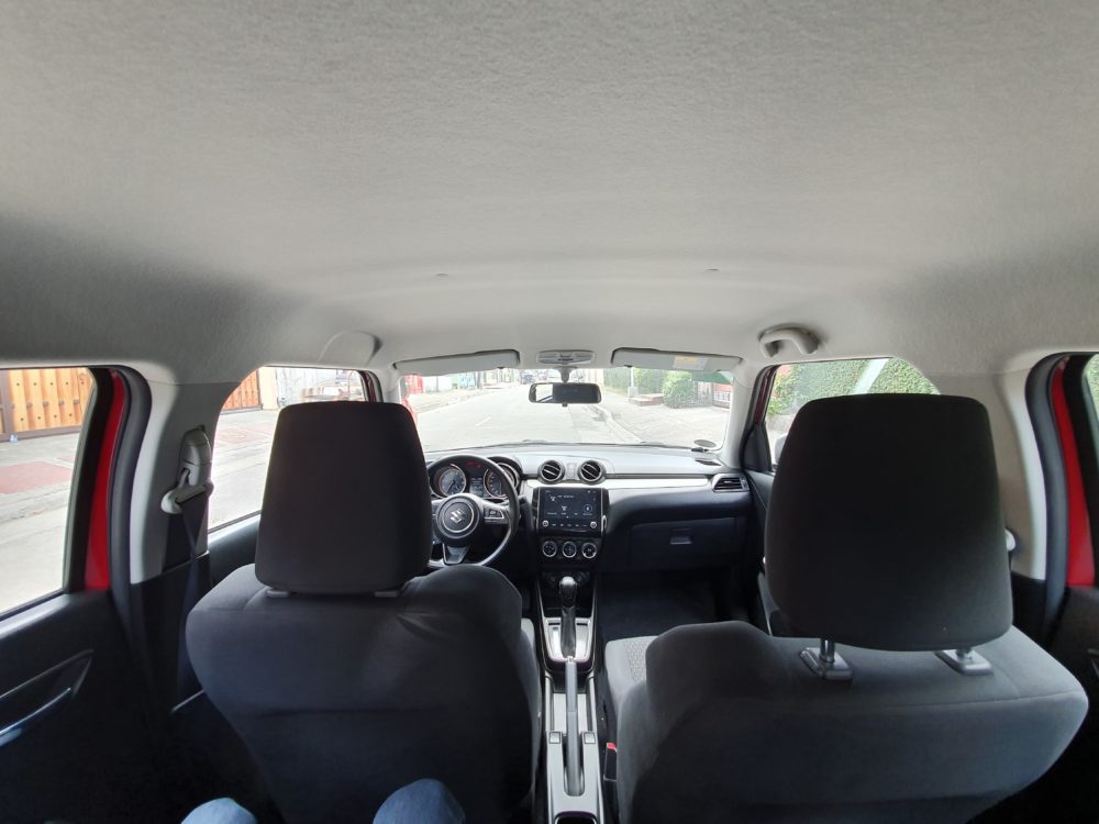 back seat • 2019 Suzuki Swift: Worth it?