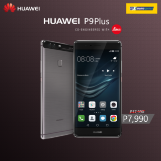 Huawei P9 Plus now just PHP 7,990 at MemoXpress