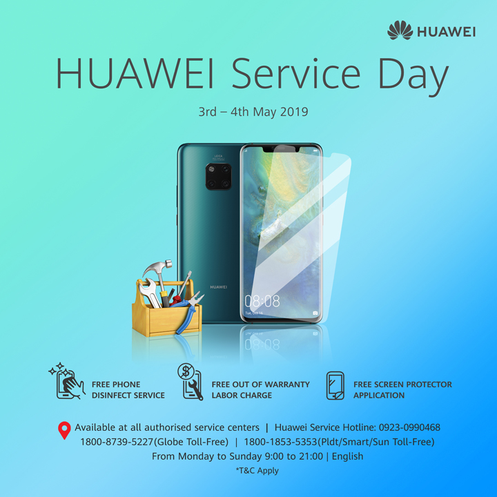 • Huawei Service Day Yugatech 1 • Huawei Announces Service Day Event On Every First Friday And Saturday Of The Month