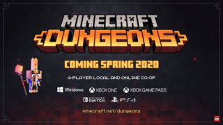 Minecraft Dungeons gameplay trailer revealed