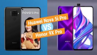 Huawei Nova 5i Pro vs Honor 9X Pro specs comparison