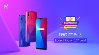 Realme 3i to launch in India on July 15