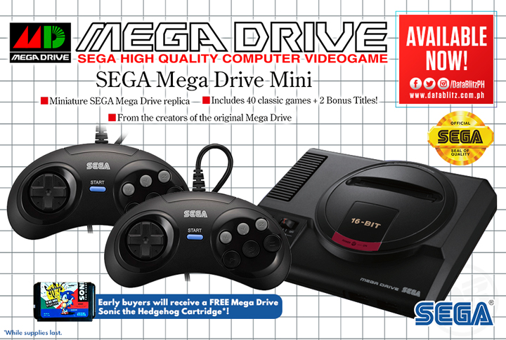 Sega Mega Drive Mini Yugatech • Sega Mega Drive Mini Now Available In The Philippines