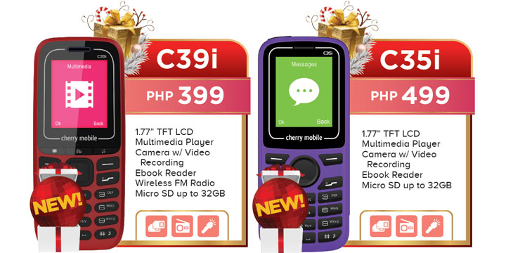 C39I C35I • Cherry Mobile Releases New Feature Phones