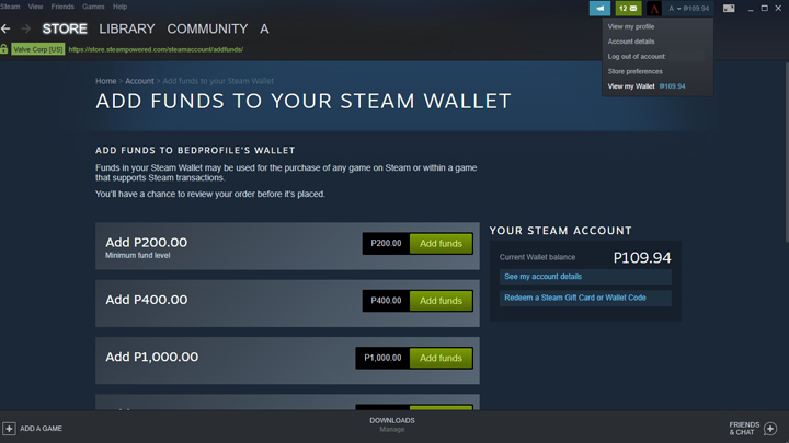 Steam View Wallet • How To Pay For Steam Games Without A Credit Card