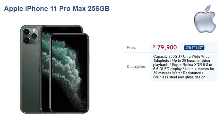 Iphone Pro Max Price Ph 2 • Apple Iphone 11 Pro Max (256Gb) Priced In The Philippines