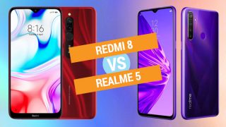 Redmi 8 vs Realme 5 Specs Comparision