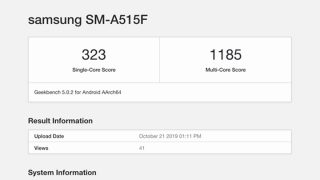 Samsung Galaxy A51 key specs appear on Geekbench