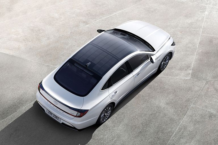 Sonata Hybrid • Hyundai launches Sonata Hybrid with a solar panel roof
