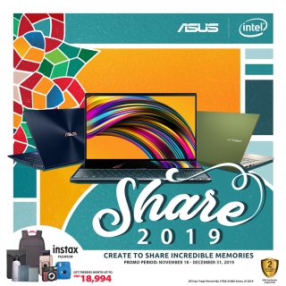 Instax and Asus announce Share 2019 holiday promo