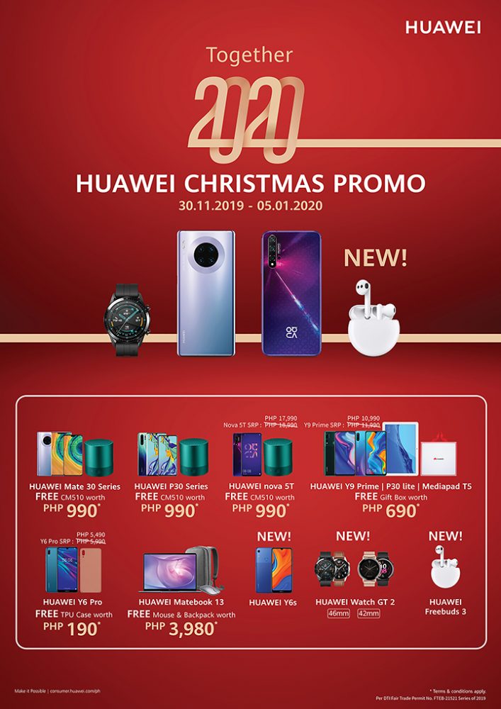 Huawei Together 2020 • Huawei Launches Together 2020 Holiday Promo
