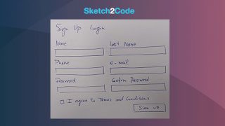Microsoft Sketch2Code allows users to turn sketches into working code