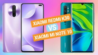 Xiaomi Redmi K30 vs Xiaomi Mi Note 10 Specs Comparison