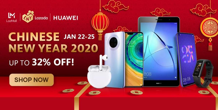 • Lazada Chinese New Year Sale • Huawei Launches Chinese New Year Promos At Lazada