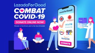 LazadaForGood lets you donate to help combat COVID-19