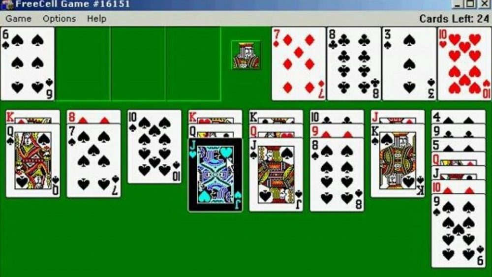 Classic Windows Games Freecell 2