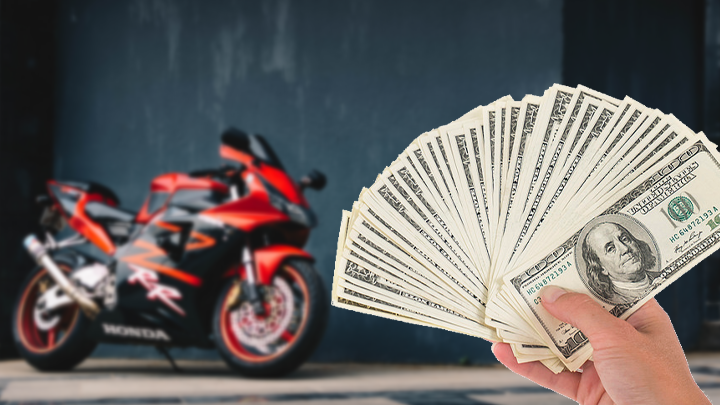 Honda CBR1000 RR with money 1 • Most Expensive Production Motorbikes in the Market