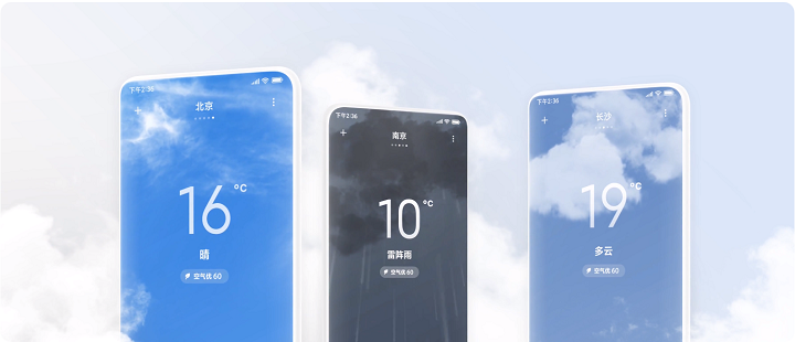 • Miui 12 Dynamic Weather • Xiaomi Announces Miui 12