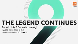 Xiaomi Redmi Note 9 Series to launch on April 30