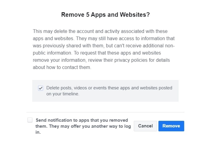 Facebook Remove Apps Websites 3 • Facebook Spring Cleaning: Removing Connected Apps And Websites From Your Account