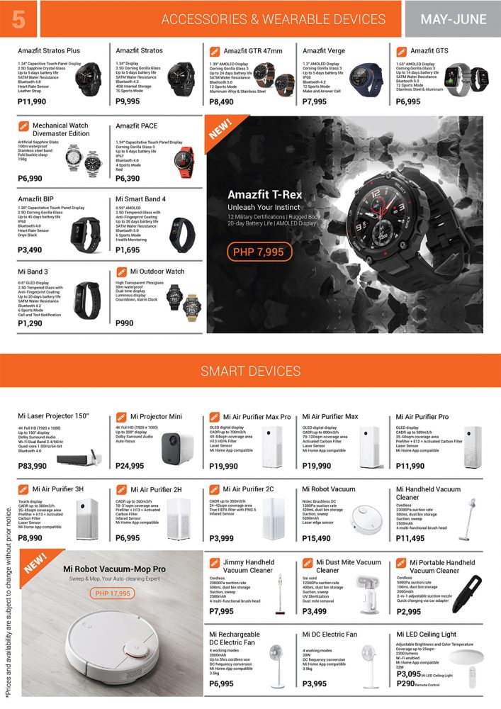 May June Mi Store 2020 Page 5 • Xiaomi Products Price List (May-June 2020)