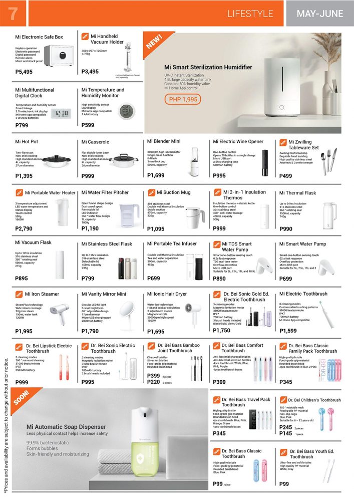 May June Mi Store 2020 Page 7 • Xiaomi Products Price List (May-June 2020)