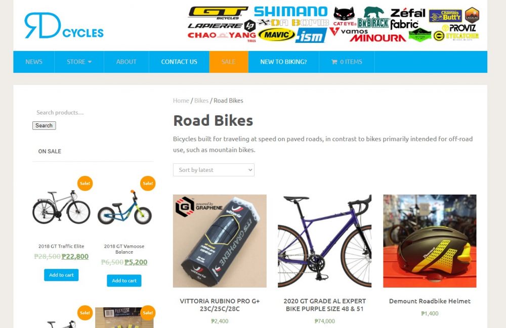RD Cycles • List of online stores to buy bicycles