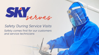 SKY sets health guidelines for its maintenance teams