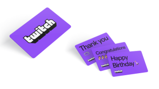Twitch gift cards now available in the US