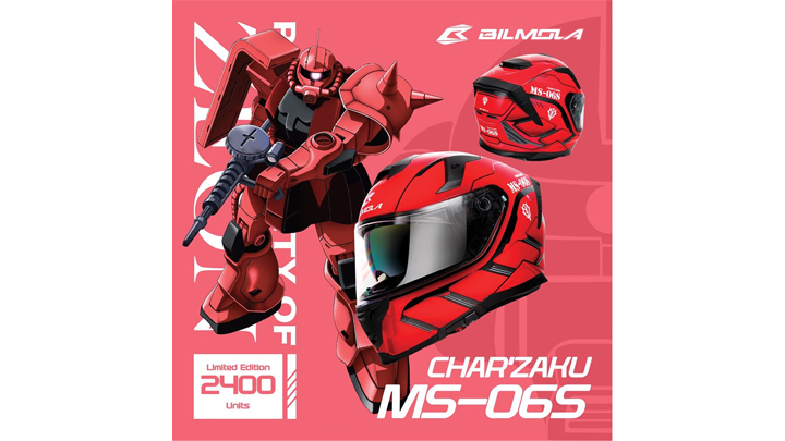 Bilmola X Gundam 3 • Bilmola outs Gundam-inspired limited edition helmets