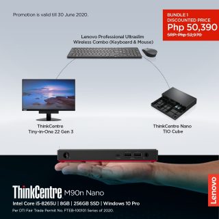 Lenovo ThinkCentre Nano WFH bundles now available